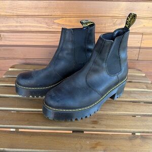 Dr. Martens Black Platform Chelsea Boots